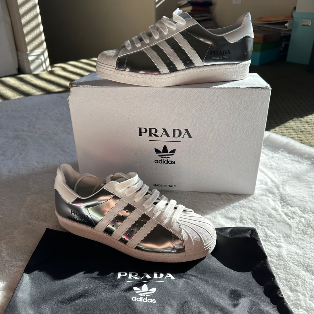 Prada x Adidas Superstars
